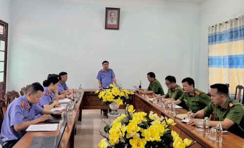 TRỰC TIẾP KIỂM SÁT VIỆC LẬP HỒ SƠ ĐỀ NGHỊ ĐẶC XÁ TẠI TRẠI TẠM GIAM CÔNG AN THÀNH PHỐ ĐÀ NẴNG VÀ TRẠI GIAM AN ĐIỀM – BỘ CÔNG AN