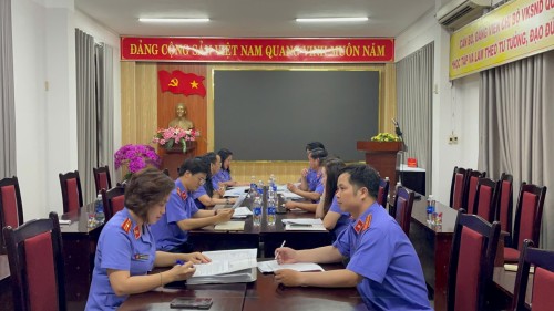 THANH TRA THEO KẾ HOẠCH TẠI VKSND KHU VỰC 4 - ĐÀ NẴNG