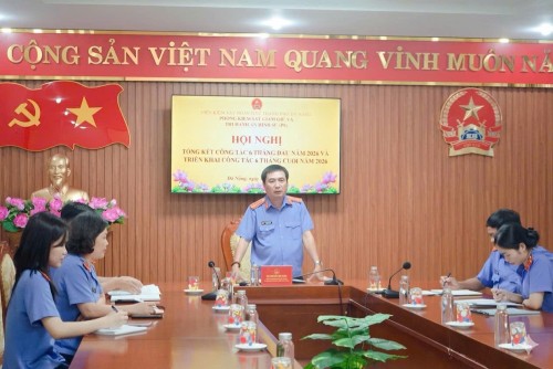 Phòng 8 VKSND thành phố Đà Nẵng tổ chức Hội nghị sơ kết công tác 6 tháng đầu năm 2026 và triển khai công tác 6 tháng cuối năm 2026