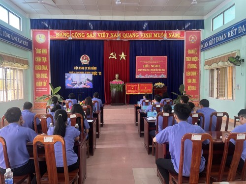 Viện kiểm sát nhân dân khu vực 11 tổ chức Hội nghị sơ kết công tác 6 tháng đầu năm 2026