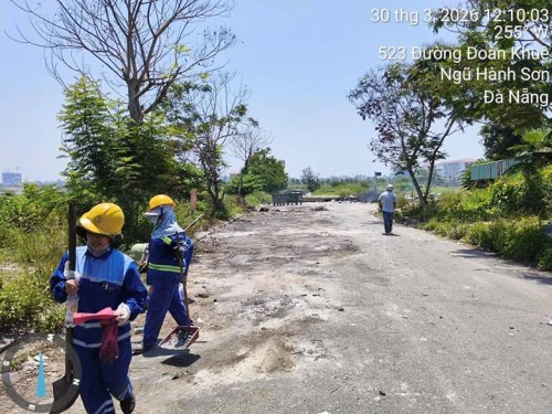 Phường Ngũ Hành Sơn xóa bỏ điểm tập kết rác tự phát từ kiến nghị của VKSND Khu vực 2