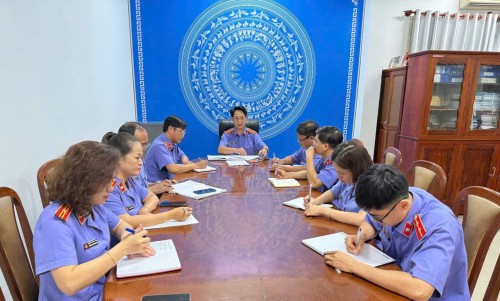 VIỆN KIỂM SÁT NHÂN DÂN KHU VỰC 4: TỔ CHỨC SINH HOẠT CHI BỘ THƯỜNG KỲ THÁNG 4 NĂM 2026