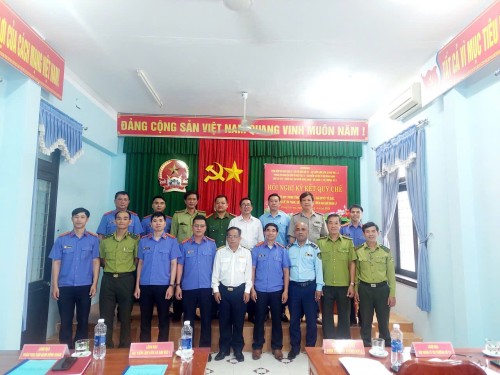 Viện kiểm sát nhân dân khu vực 12 – Đà Nẵng tổ chức  Hội nghị ký kết Quy chế phối hợp liên ngành  trong công tác tiếp nhận, giải quyết tố giác, tin báo về tội phạm