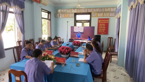 Viện kiểm sát nhân dân khu vực 12 – Đà Nẵng tổ chức Hội nghị sơ kết 06 tháng đầu năm 2026