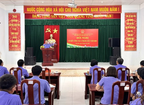 Viện kiểm sát nhân dân Khu vực 7 - Đà Nẵng tổ chức Hội nghị Sơ kết công tác kiểm sát 6 tháng đầu năm 2026