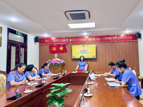 Phòng 10 – VKSND TP. Đà Nẵng tổ chức Hội nghị sơ kết công tác 06 tháng đầu năm 2026
