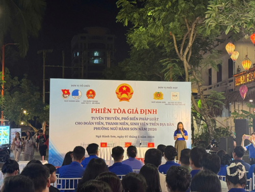 CHI ĐOÀN VIỆN VKSND KHU VỰC 2 TỔ CHỨC PHIÊN TÒA GIẢ ĐỊNH TẠI “KHU PHỐ TÂY”, THÀNH PHỐ ĐÀ NẴNG