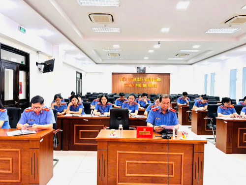 CHI BỘ KIỂM SÁT HOẠT ĐỘNG TƯ PHÁP HỌP CHI BỘ THƯỜNG KỲ THÁNG 7...