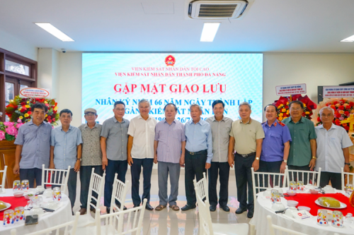 VKSND thành phố Đà Nẵng tổ chức gặp mặt kỷ niệm 66 năm Ngày truyền thống ngành Kiểm sát nhân dân