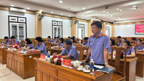 CHI BỘ VKSND KHU VỰC 5 TỔ CHỨC SINH HOẠT CHUYÊN ĐỀ QUÝ III NĂM 2026