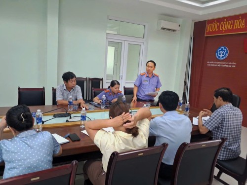 Thực hiện Nghị quyết số 205/2025/QH15, VKSND Khu vực 9, TP Đà Nẵng phối hợp với BHXH cơ sở Khâm Đức thu hồi thành công tiền chậm đóng BHXH
