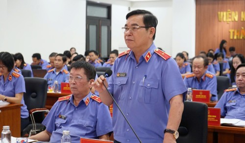 Hội nghị rút kinh nghiệm chuyên đề nghiệp vụ công tác theo dõi, quản lý, giải quyết án tạm đình chỉ và án trả hồ sơ để điều tra bổ sung