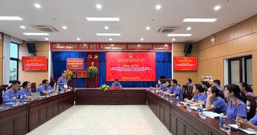 VIỆN KIỂM SÁT NHÂN DÂN KHU VỰC 2 – ĐÀ NẴNG PHỤC VỤ KIỂM TRA CHUYÊN ĐỀ VỀ GIẢI QUYẾT NGUỒN TIN VỀ TỘI PHẠM