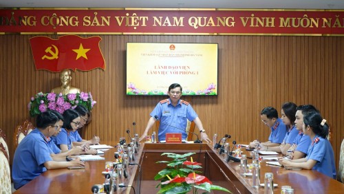 Phòng 1 tổ chức Hội nghị công tác 09 tháng năm 2026