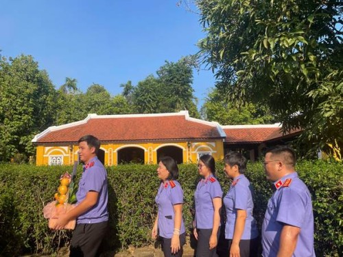 VKSND khu vực 3 – Đà Nẵng: Dâng hương tưởng niệm 150 năm ngày sinh cụ Huỳnh Thúc Kháng