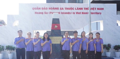 Tuổi trẻ VKSND khu vực 2 hướng về biển đảo Tổ quốc qua chuyến tham quan địa chỉ đỏ Nhà trưng bày Hoàng Sa