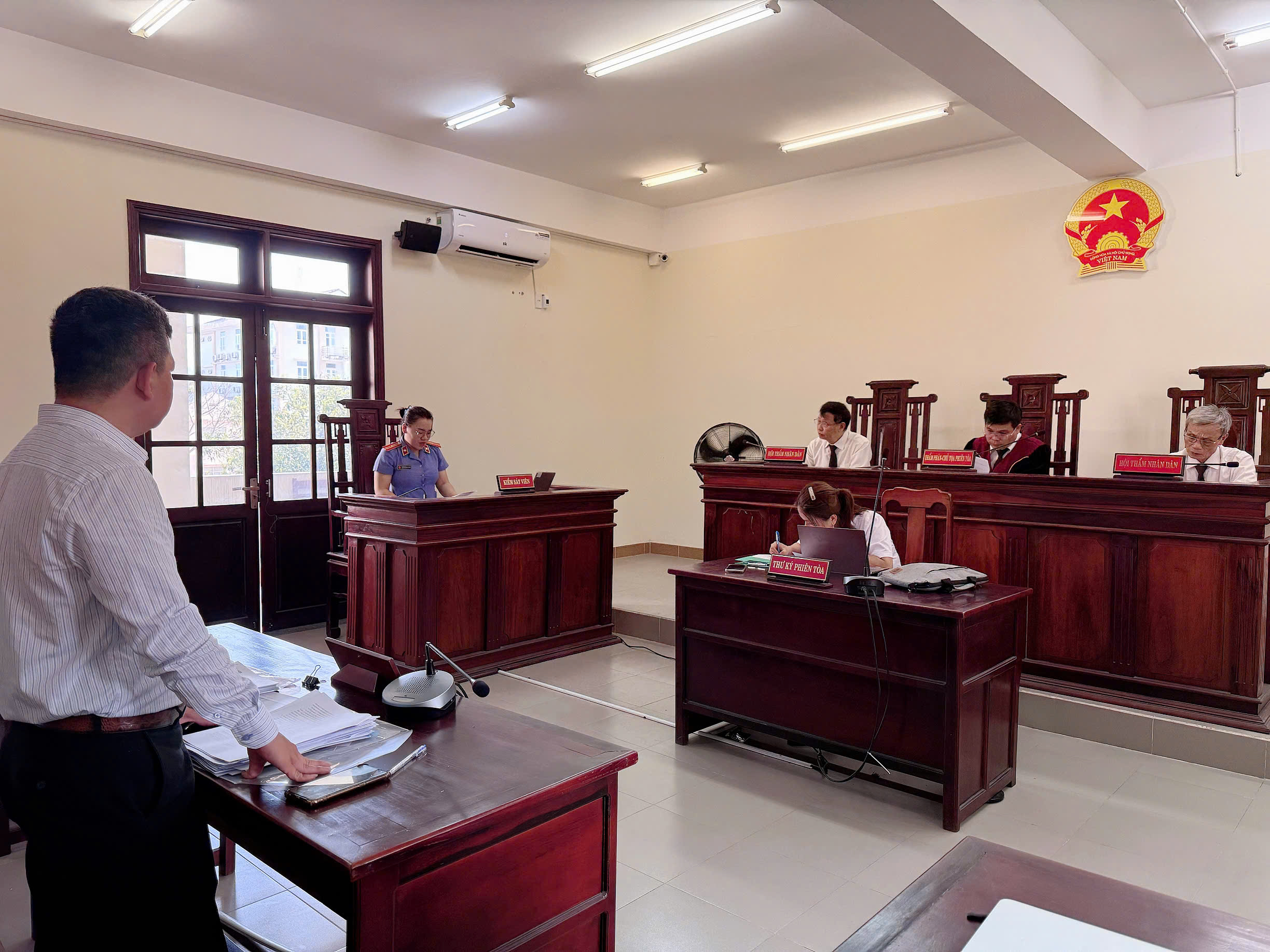 KSV trình bày bài phát biểu tại phiên toà dân sự sơ thẩm