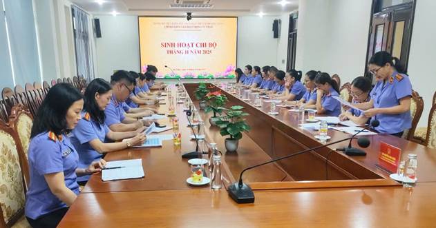 Chi bộ Kiểm sát hoạt động tư pháp đề ra các nhiệm vụ trọng tâm tháng 11 năm 2025