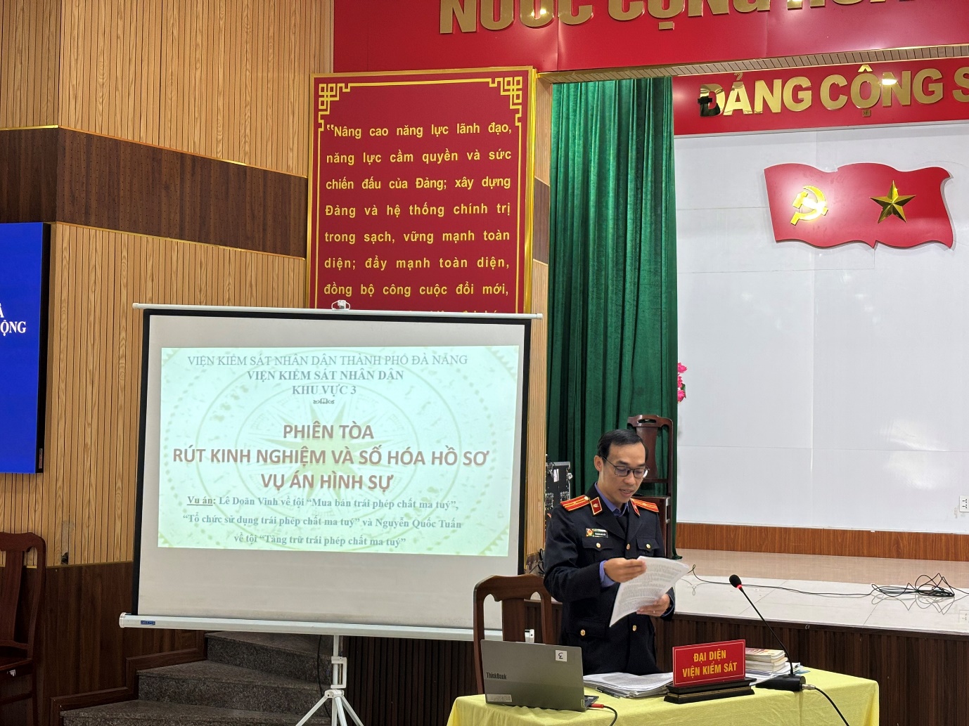 ''''A person in uniform standing at a podium

AI-generated content may be incorrect.''''