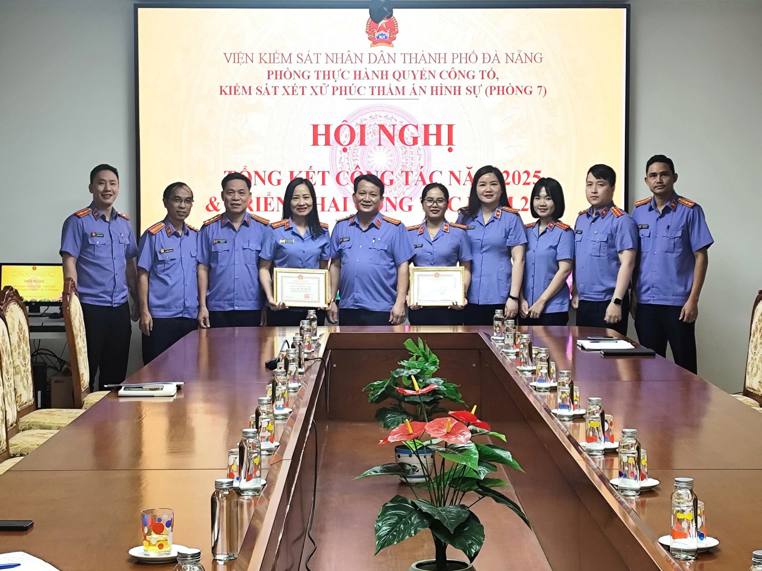 PHÒNG 7 VIỆN KSND THÀNH PHỐ ĐÀ NẴNG TỔ CHỨC HỘI NGHỊ TỔNG KẾT CÔNG TÁC NĂM 2025 VÀ TRIỂN KHAI CÔNG TÁC NĂM 2026