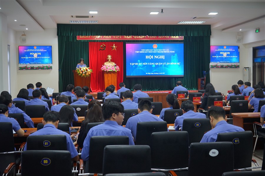 VKSND TP. Đà Nẵng: Đẩy mạnh chuyển đổi số thông qua tập huấn nền tảng Quản lý án hình sự