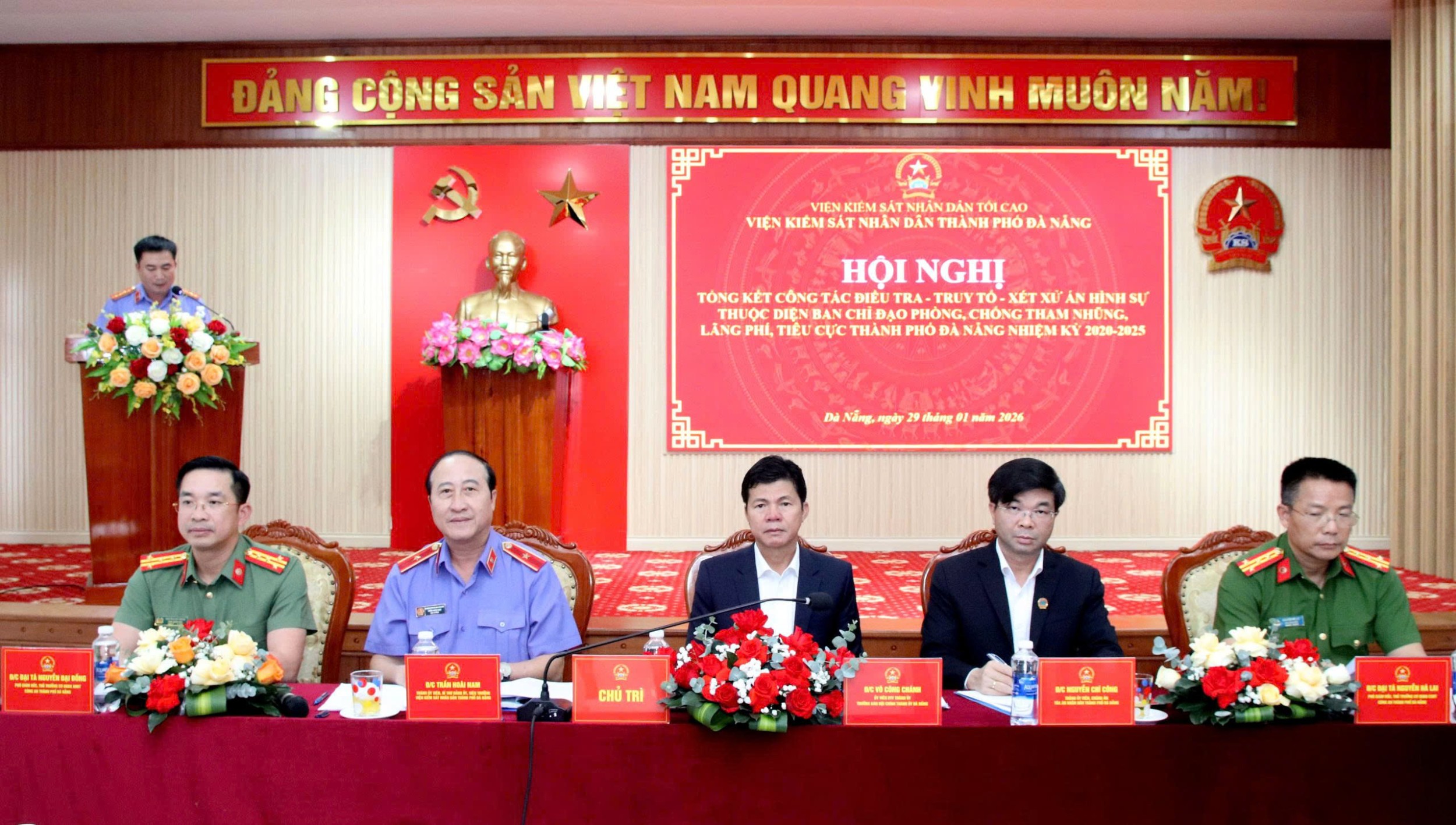 Hội nghị tổng kết công tác điều tra, truy tố, xét xử các vụ án tham nhũng, lãng phí, tiêu cực thuộc diện Ban Chỉ đạo phòng, chống tham nhũng, lãng phí, tiêu cực thành phố theo dõi, chỉ đạo trong nhiệm kỳ 2020 – 2025.