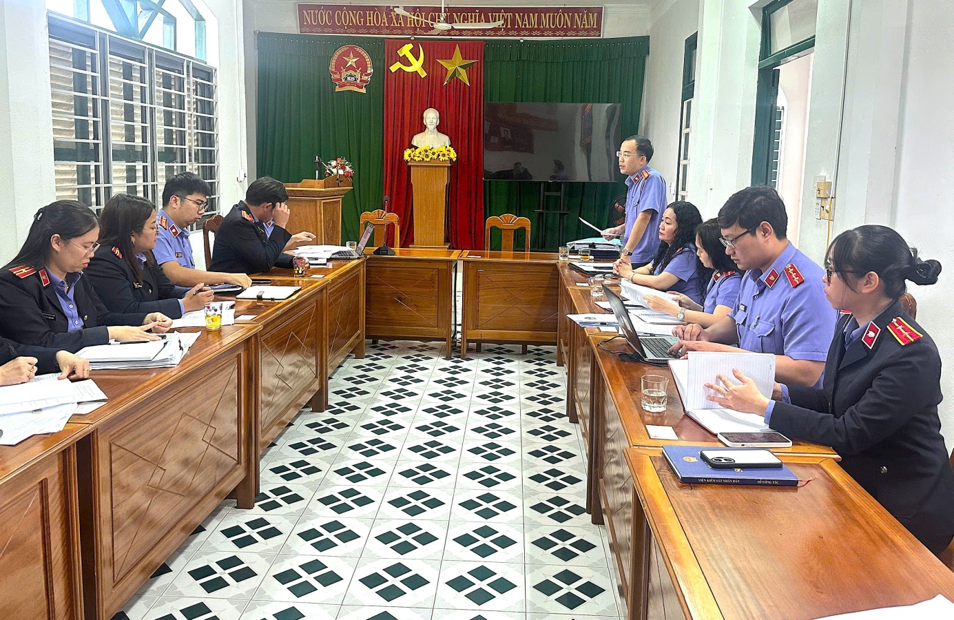 Kiểm tra công tác phòng chống tham nhũng, tiêu cực tại VKSND Khu vực 8 - Đà Nẵng