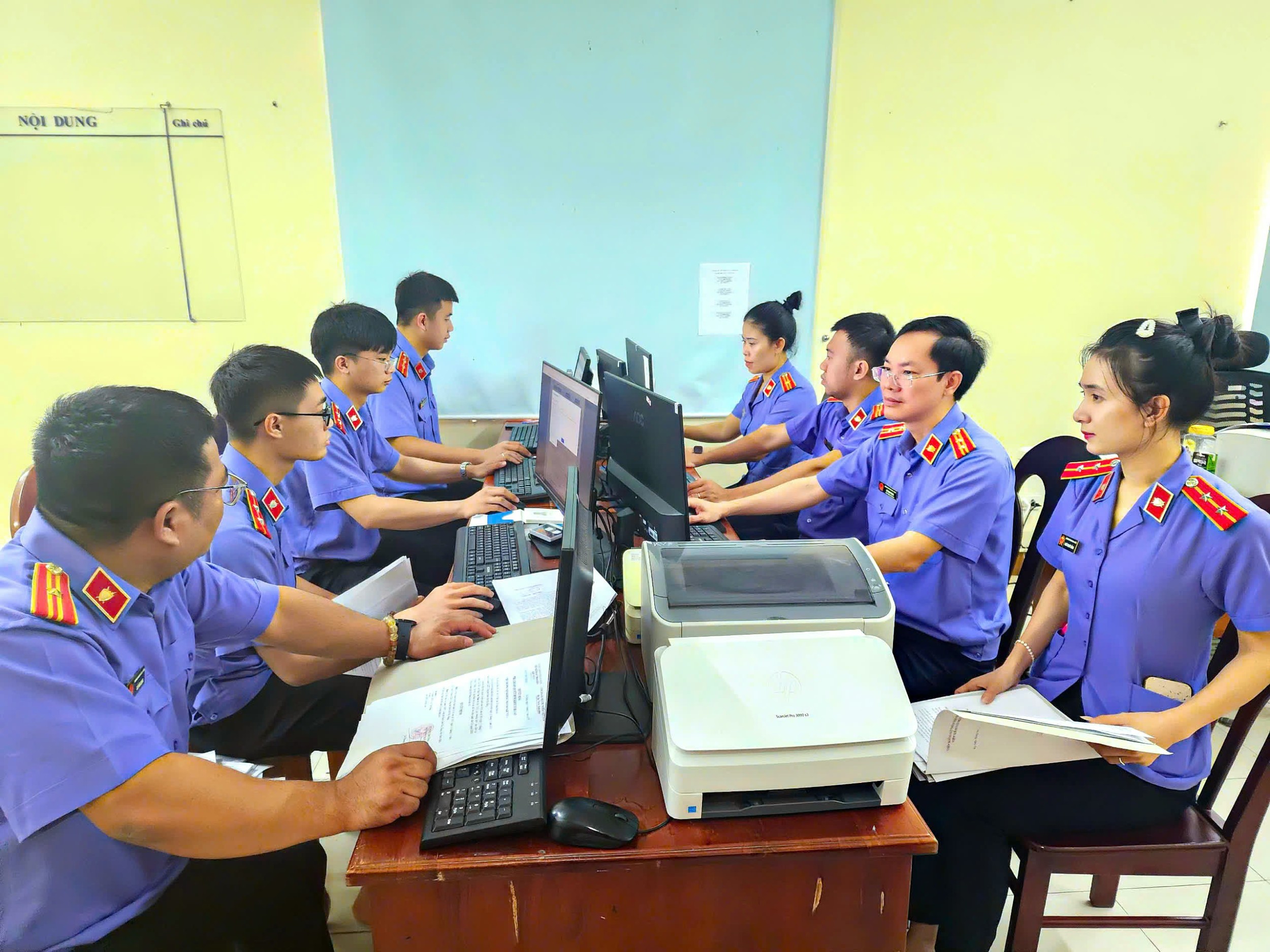 VKSND khu vực 3 hoàn thành 100% chỉ tiêu nhập dữ liệu các vụ việc, vụ án hình sự tạm đình chỉ.