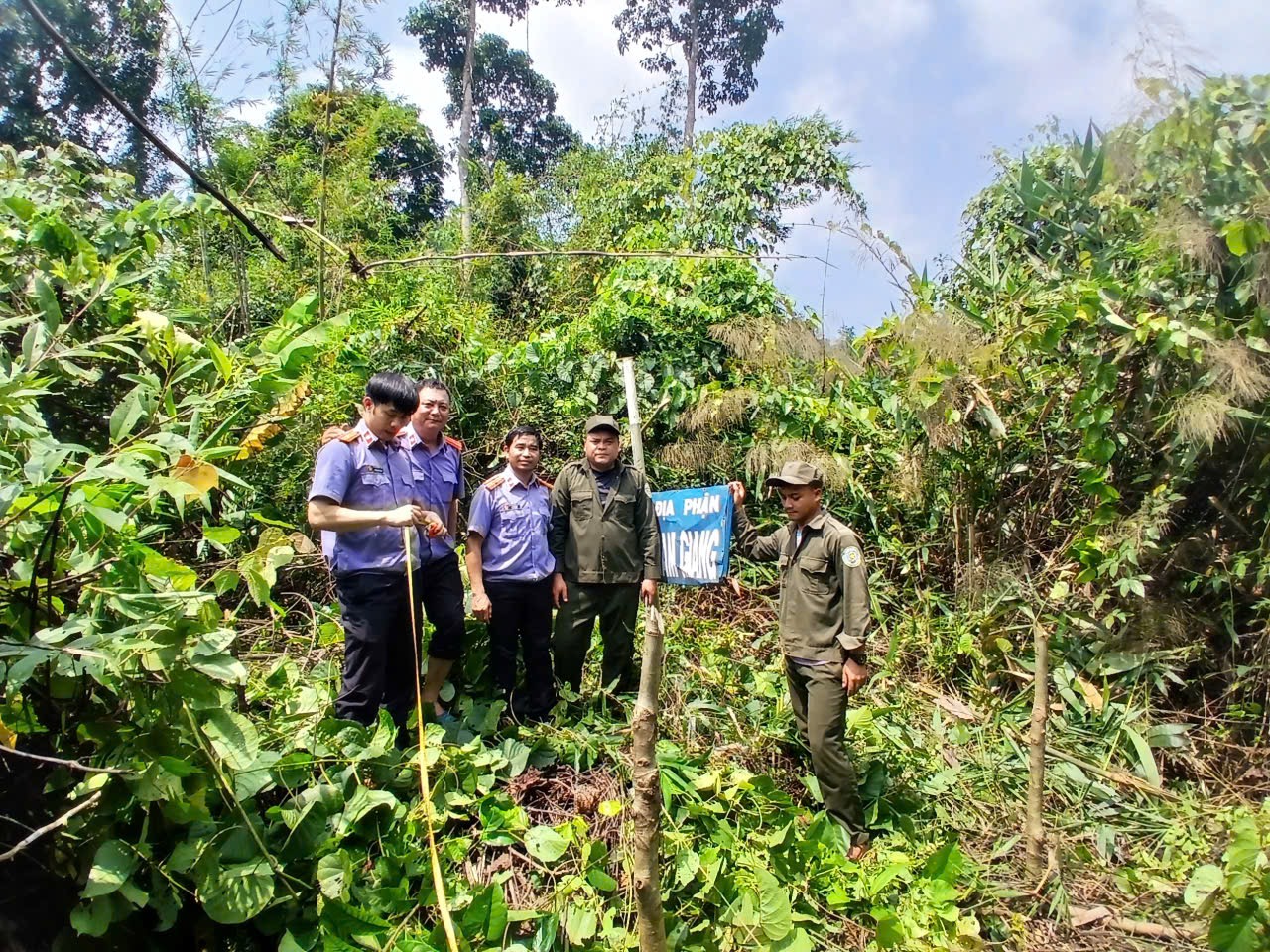 ''''A group of people in a forest

AI-generated content may be incorrect.''''