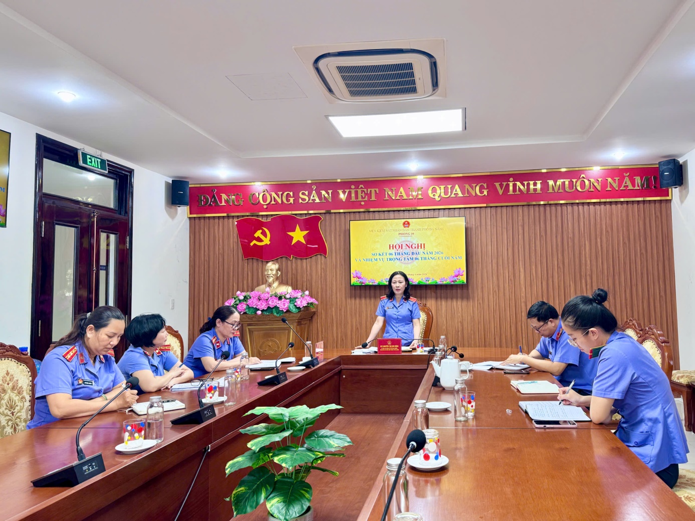 Phòng 10 – VKSND TP. Đà Nẵng tổ chức Hội nghị sơ kết công tác 06 tháng đầu năm 2026