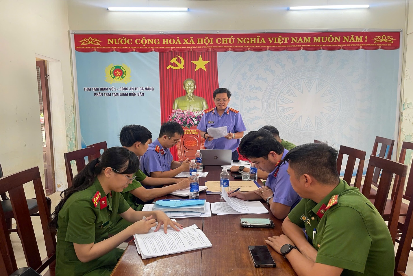 Viện kiểm sát nhân dân khu vực 10 – Đà Nẵng trực tiếp kiểm sát định kỳ tạm giữ, tạm giam tại Phân trại tạm giam Điện Bàn.