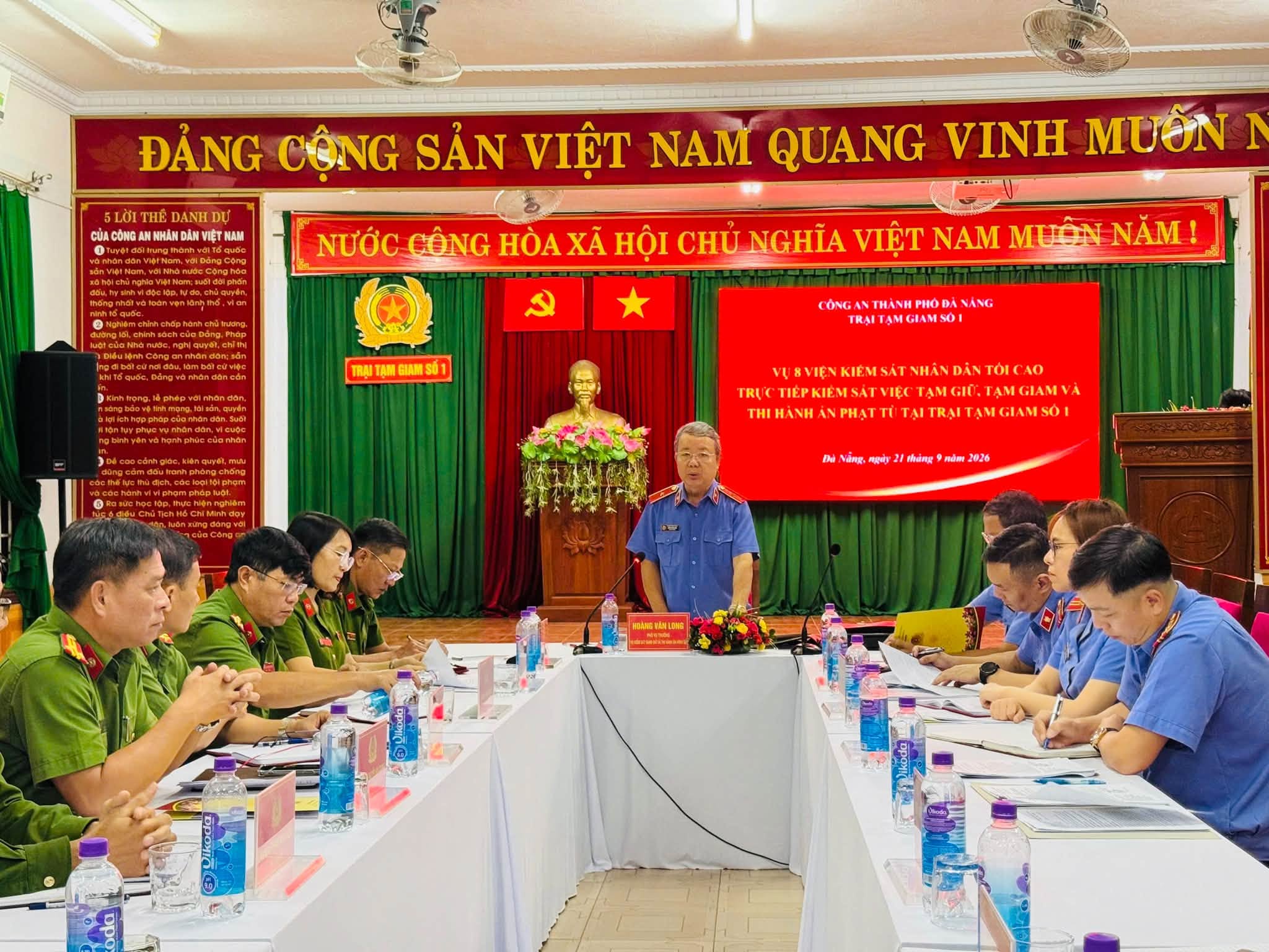 VỤ 8 VIỆN KIỂM SÁT NHÂN DÂN TỐI CAO CHỦ TRÌ, PHỐI HỢP TRỰC TIẾP KIỂM SÁT CÔNG TÁC TẠI TRẠI TẠM GIAM SỐ 1 – CÔNG AN THÀNH PHỐ ĐÀ NẴNG
