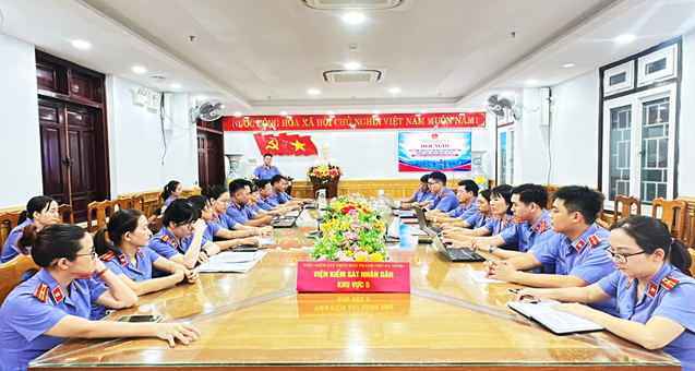 VKSND KHU VỰC 5 - ĐÀ NẴNG HOÀN THÀNH CHIẾN DỊCH 100 NGÀY CAO ĐIỂM THỰC HIỆN PHONG TRÀO “BÌNH DÂN HỌC VỤ SỐ”