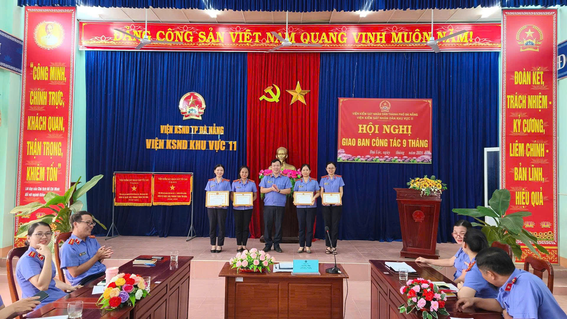 VKSND Khu vực 11 – Đà Nẵng tổ chức Hội nghị giao ban công tác 9 tháng năm 2026